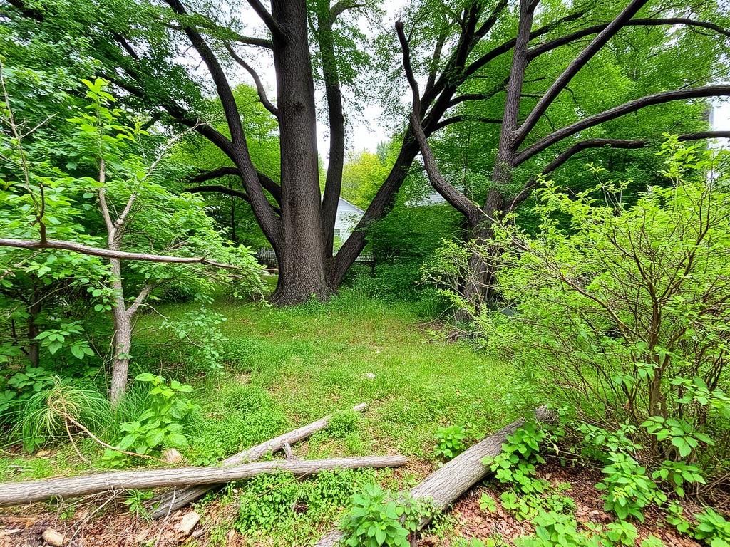 Tree work & cleanup — before Rome Rose LLC